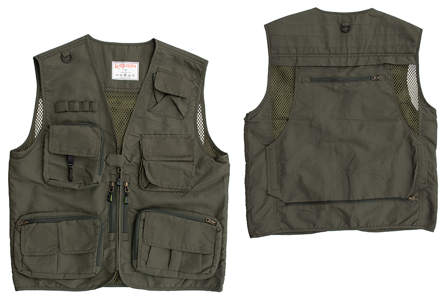 Kapaan zoekvest / bodywarmer groen M