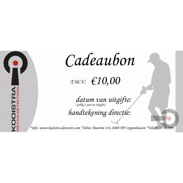 Cadeaubon € 10