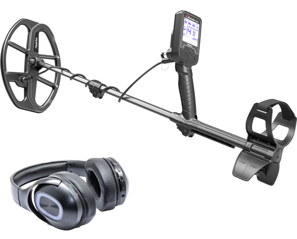 Nokta The Legend metaaldetector met gratis Bluetooth hoofdtelefoon