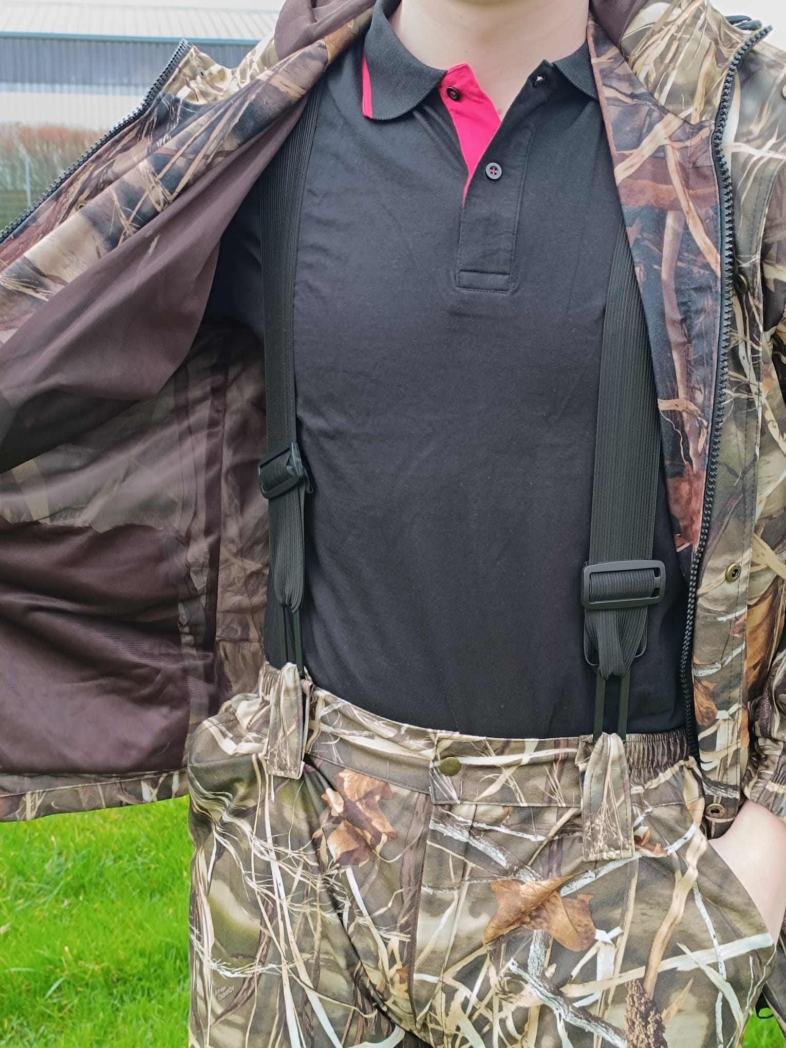 Outdoorkleding jas & tuinbroek set