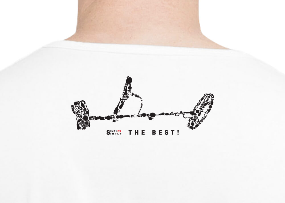 Nokta|Makro Simplex T-Shirt XXL wit