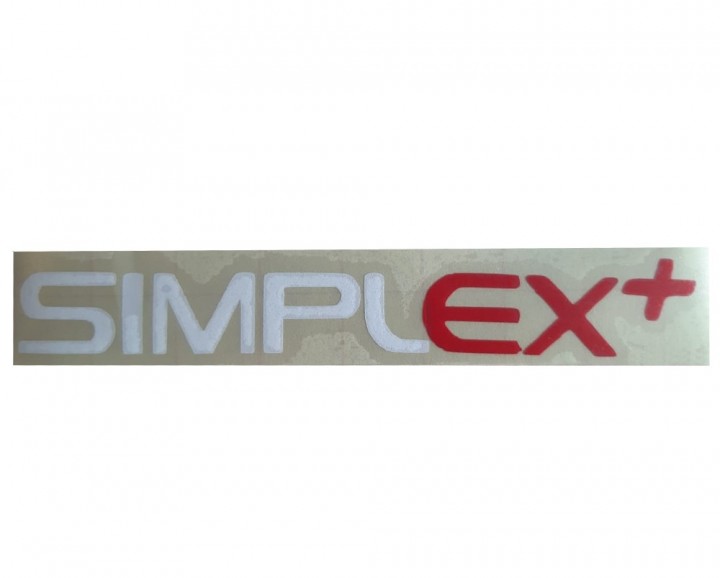 Steel sticker Simplex