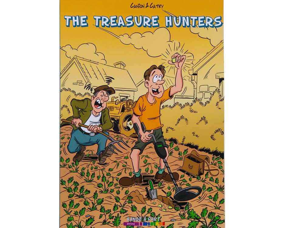 Stripboek "The treasure hunters"