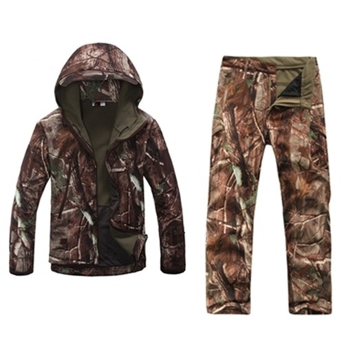 Winter Camouflage Set donker winterjas + broek